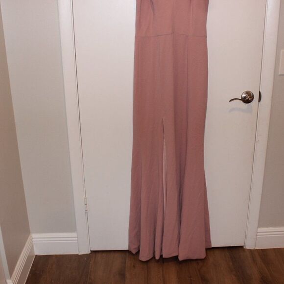 NEW Dress the Population Iris Gown blush  Party Maxi Dress Women's L ($198) - Picture 6 of 14